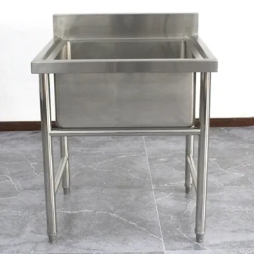 Продукт: Kitchen Stainless Steel Sink Material: Stainless steel 304/ 201/ 316 Surface Finish: Polished Size: Customizable Application: Suitable for restaurants, workshops, factories, laboratories, и т. д.. Optional accessories: faucet, soap dispenser, inlet hose, outlet hose